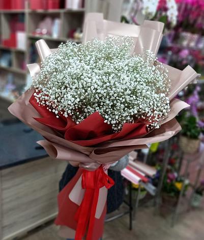 Букет цветов из: Гипсофила в Солнечном Красноярского края