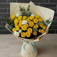 Букет цветов из:  Розы в Солнечном Красноярского края