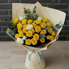 Букет цветов из:  Розы в Солнечном Красноярского края