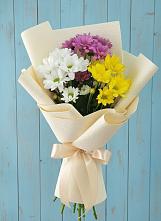 Букет цветов из:  Хризантемы в Солнечном Красноярского края
