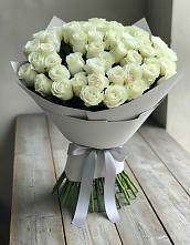Букет 35 Белых роз в Солнечном Красноярского края
