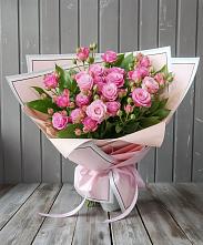 Букет Розовый кустик в Солнечном Красноярского края