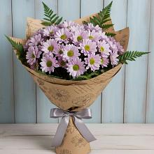 Букет цветов из:  Хризантемы в Солнечном Красноярского края