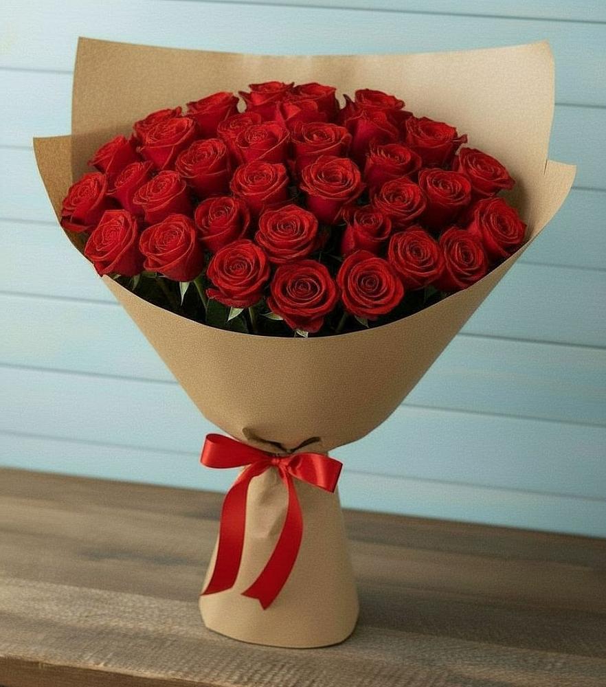 Букет Красные розы Милано в Солнечном Красноярского края