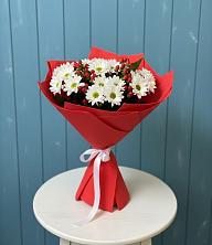 Букет цветов из:  Хризантемы в Солнечном Красноярского края