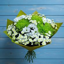 Букет цветов из:  Хризантемы в Солнечном Красноярского края