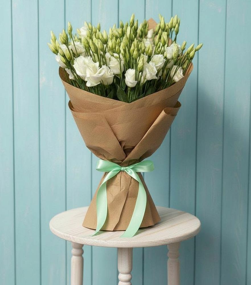 Букет цветов из: Лизиантусы в Солнечном Красноярского края