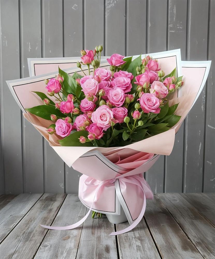 Букет Розовый кустик в Солнечном Красноярского края