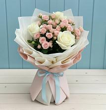 Букет цветов из:  Розы в Солнечном Красноярского края