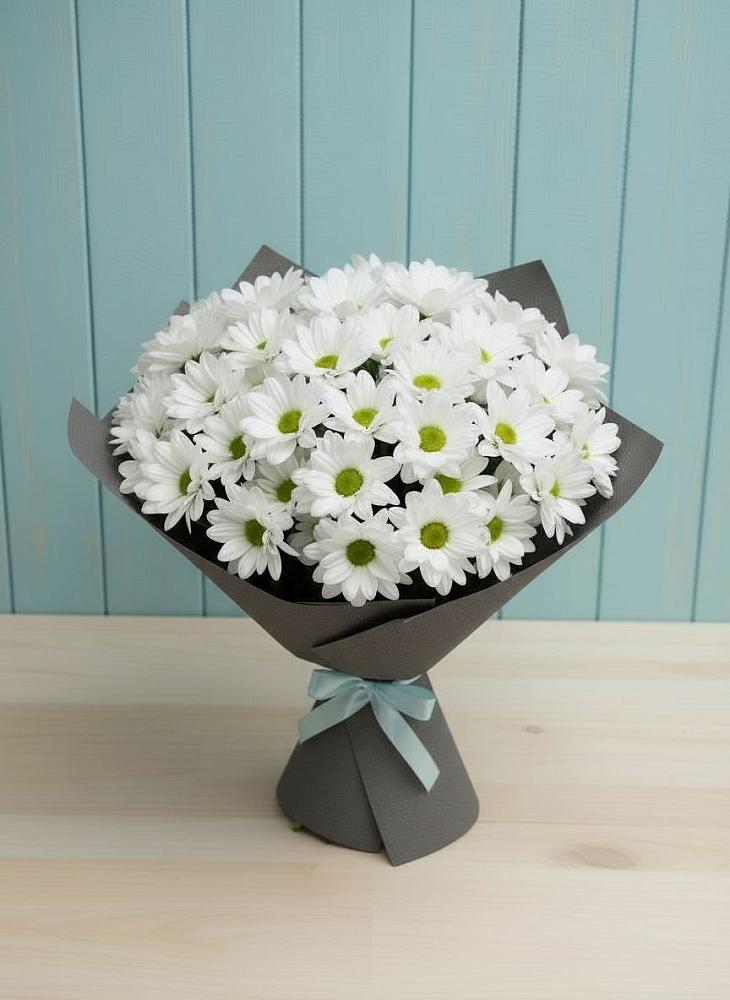 Букет цветов из: Хризантемы в Солнечном Красноярского края