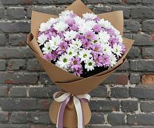 Букет цветов из:  Хризантемы в Солнечном Красноярского края