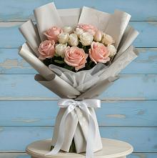 Букет цветов из:  Розы #REPLACE_PRED# Солнечном Красноярского края