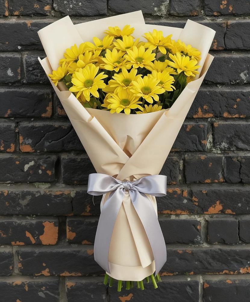 Букет цветов из: Хризантемы в Солнечном Красноярского края