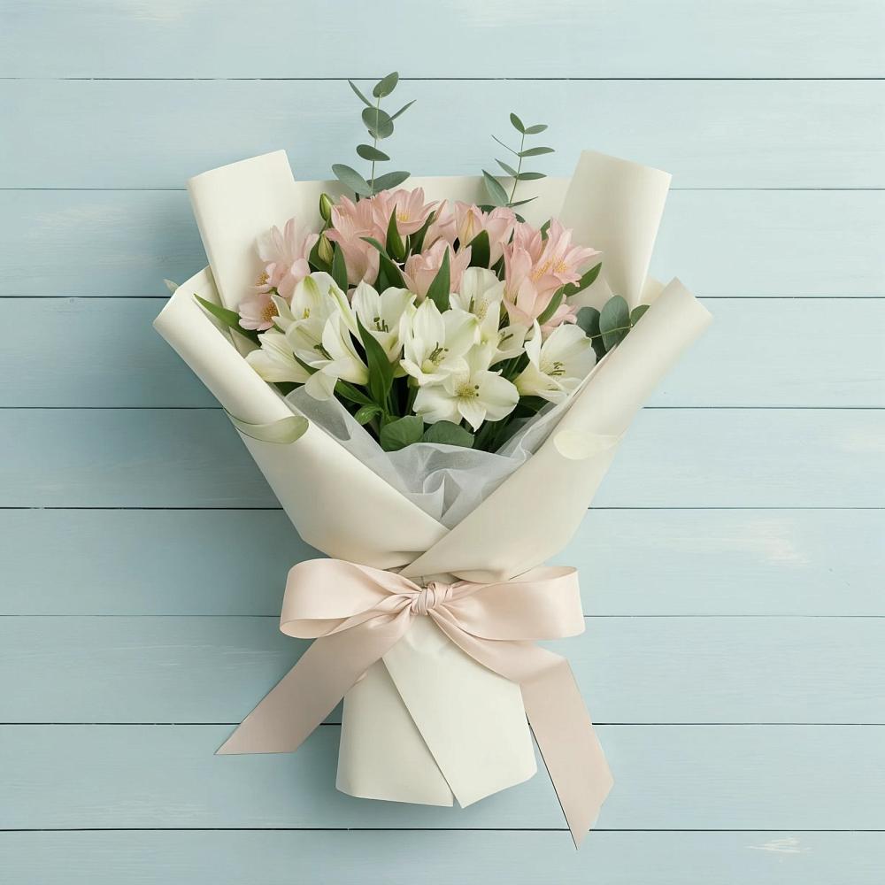 Букет цветов из: Альстромерии в Солнечном Красноярского края