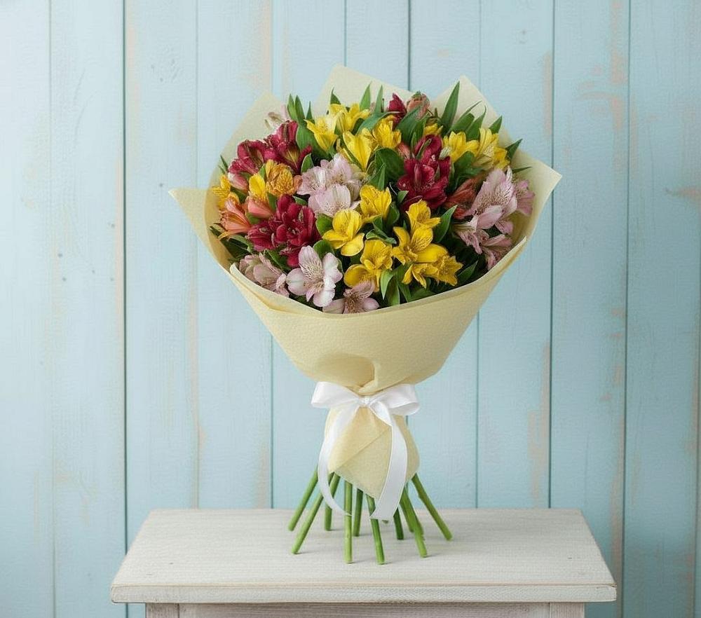 Букет цветов из: Альстромерии в Солнечном Красноярского края