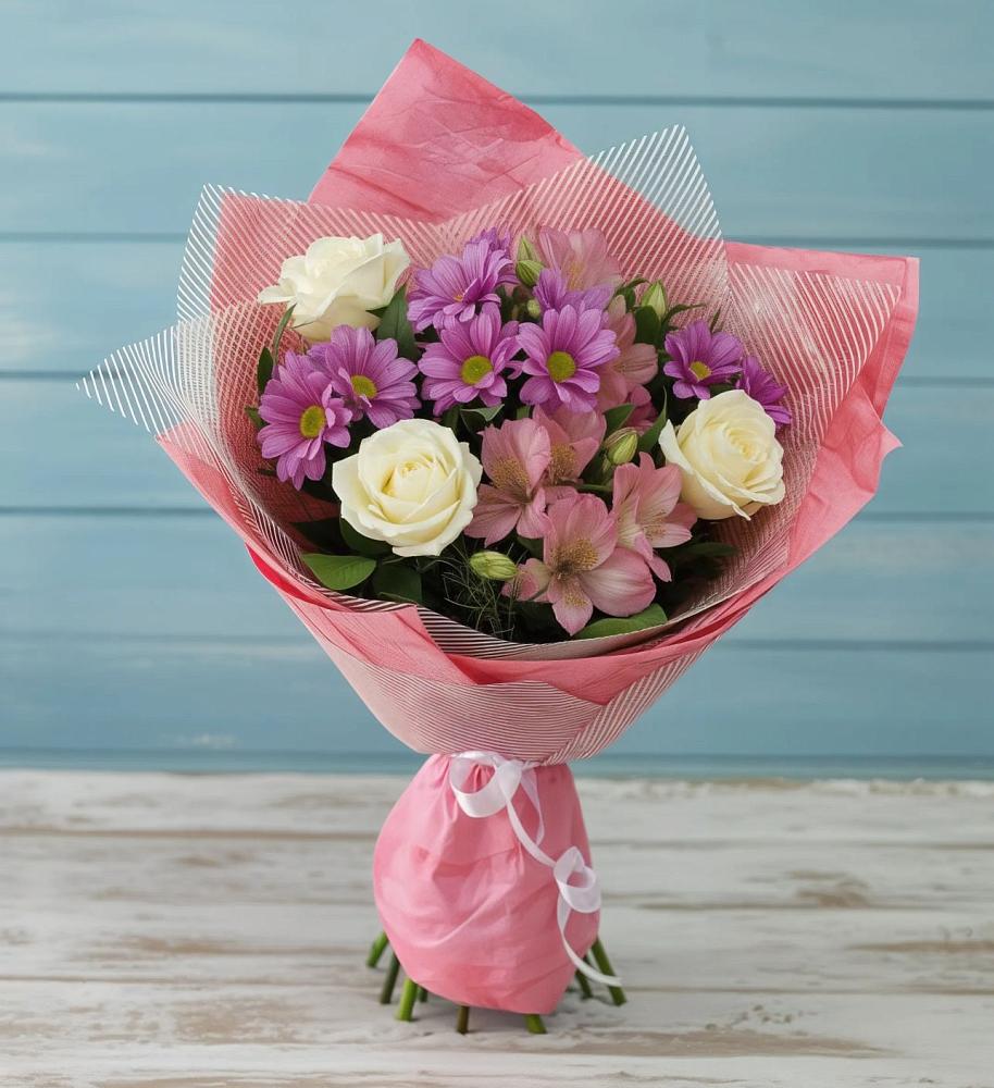 Букет цветов из: Герберы в Солнечном Красноярского края