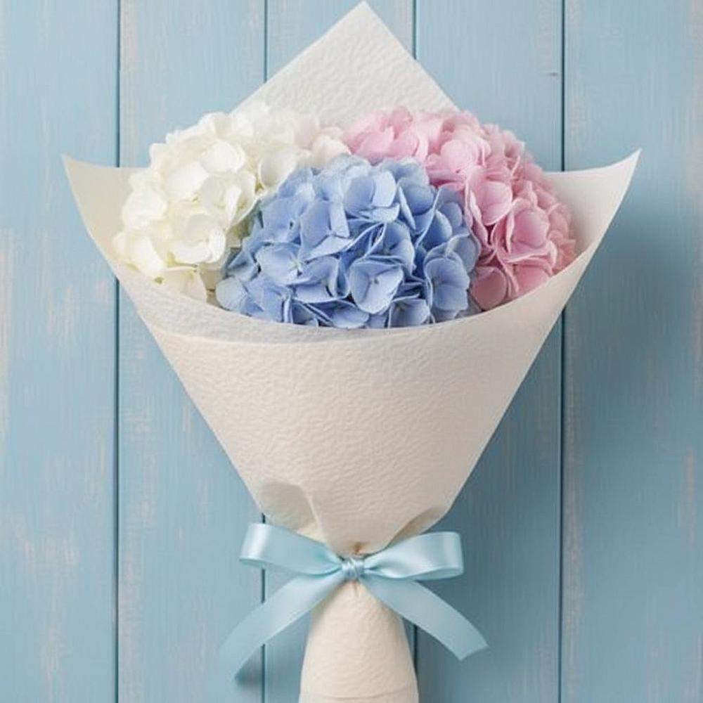 Букет цветов из: Гортензия в Солнечном Красноярского края